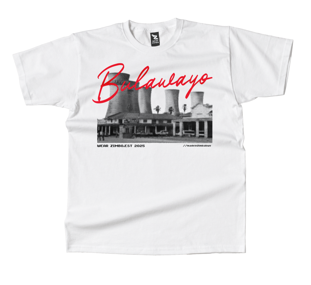 Bulawayo City Tee — White