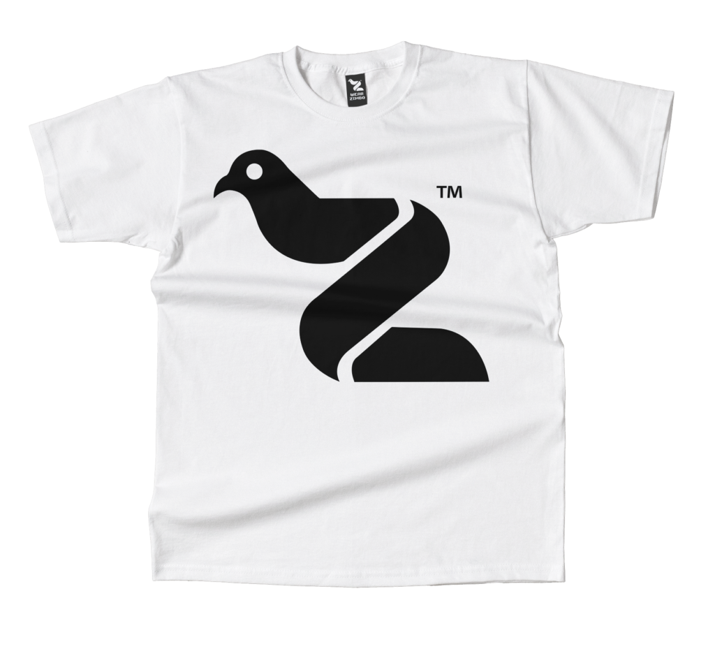 Bird Z Tee — White (Solid)